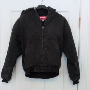 Wrangler Mens Black Jean Jacket